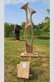 holzskulptur wood sculpture Lauschende 3
