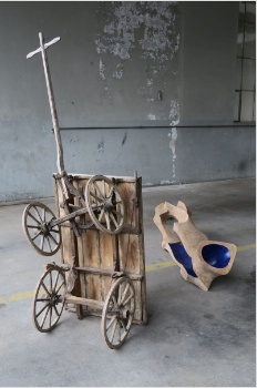 holzskulptur wood sculpture Pompeji 3
